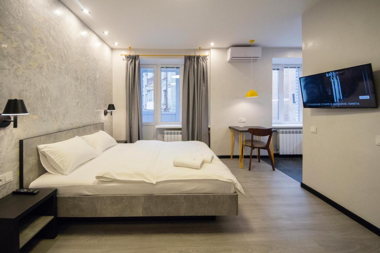 Apartments Near Parus Business Centre كييف المظهر الخارجي الصورة