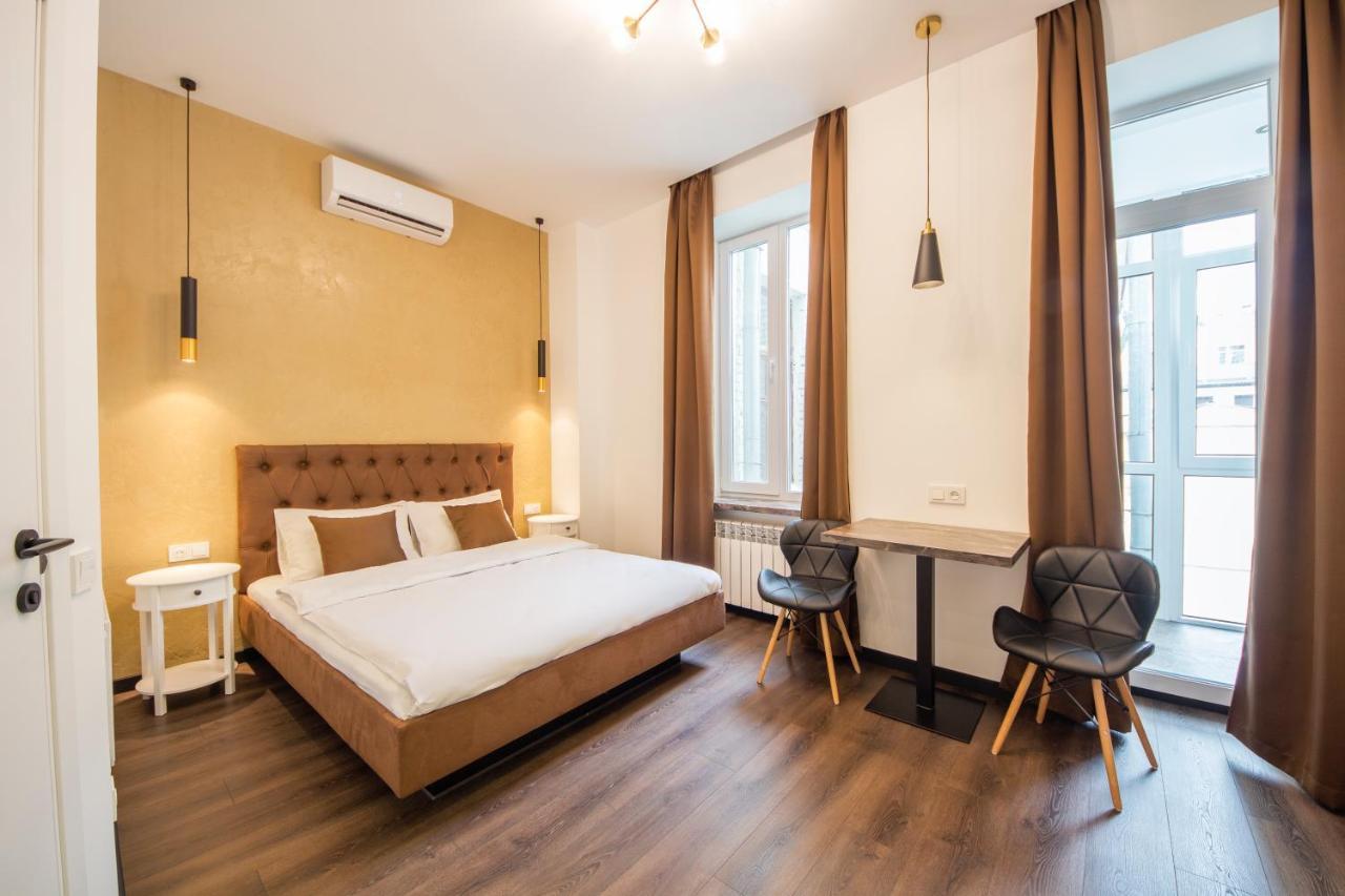 Apartments Near Parus Business Centre كييف المظهر الخارجي الصورة