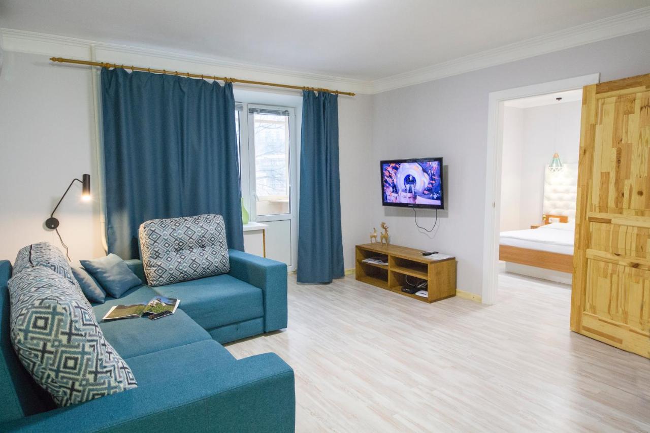 Apartments Near Parus Business Centre كييف المظهر الخارجي الصورة