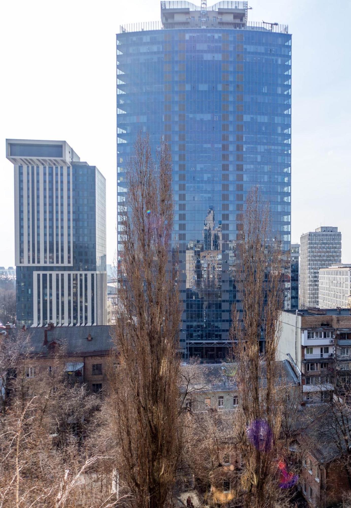 Apartments Near Parus Business Centre كييف الغرفة الصورة
