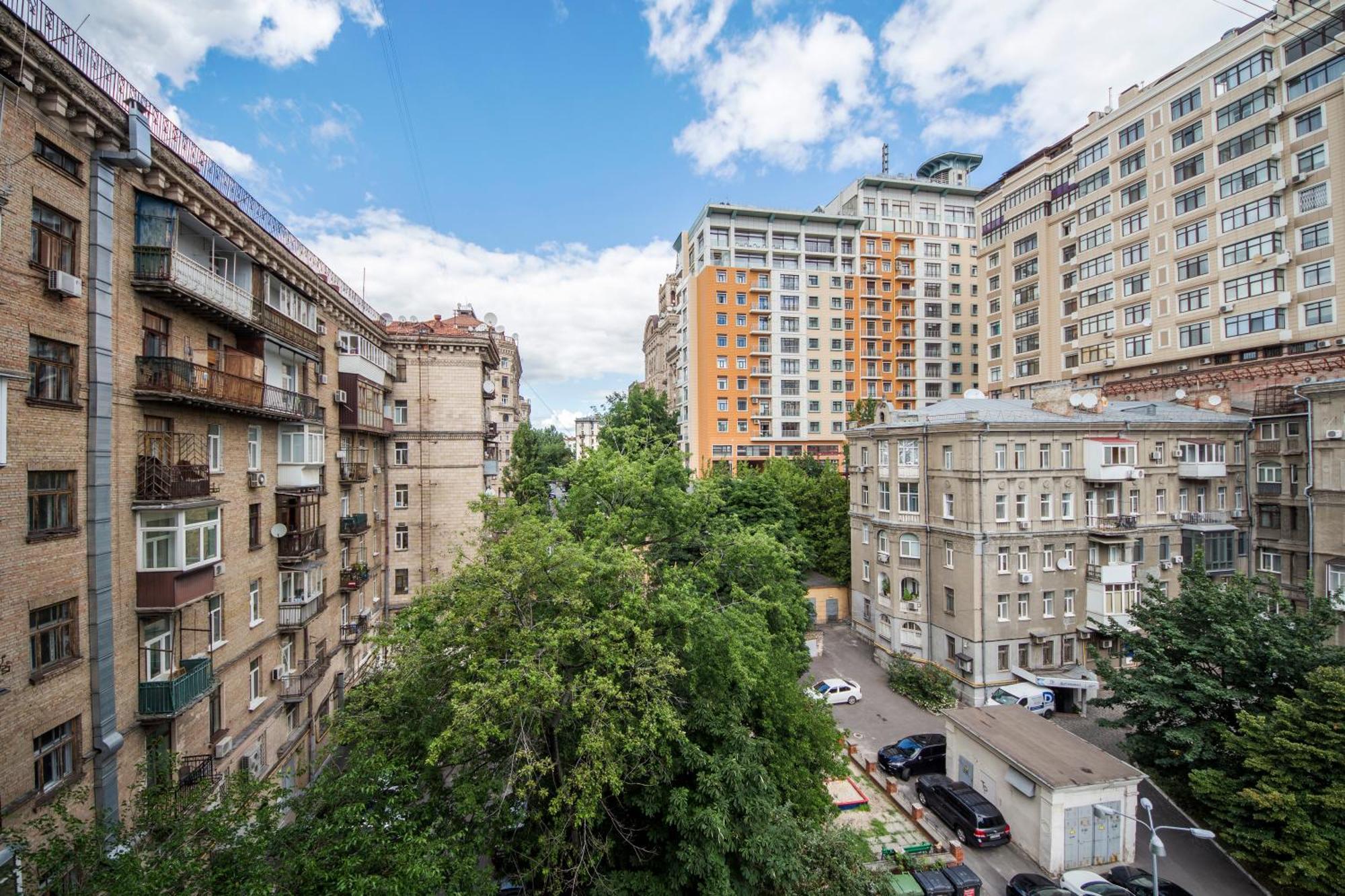 Apartments Near Parus Business Centre كييف المظهر الخارجي الصورة
